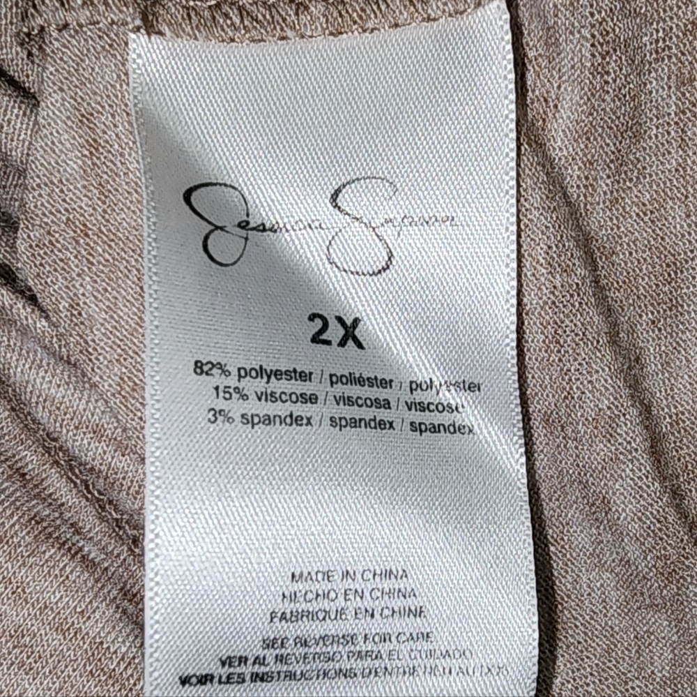 Jessica Simpson Short Sleeve Tee Size 2X - Picture 5 of 7